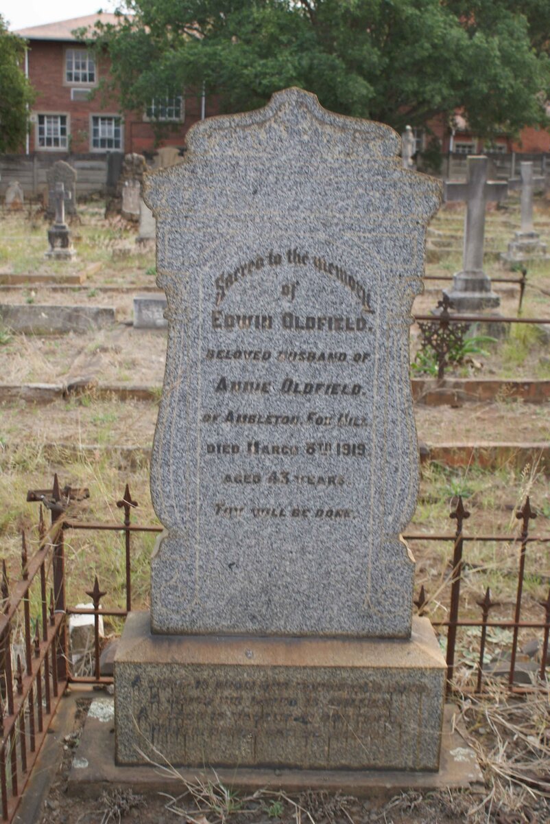 OLDFIELD Edwin -1919