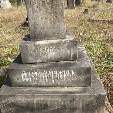 PATERSON Peter -1910