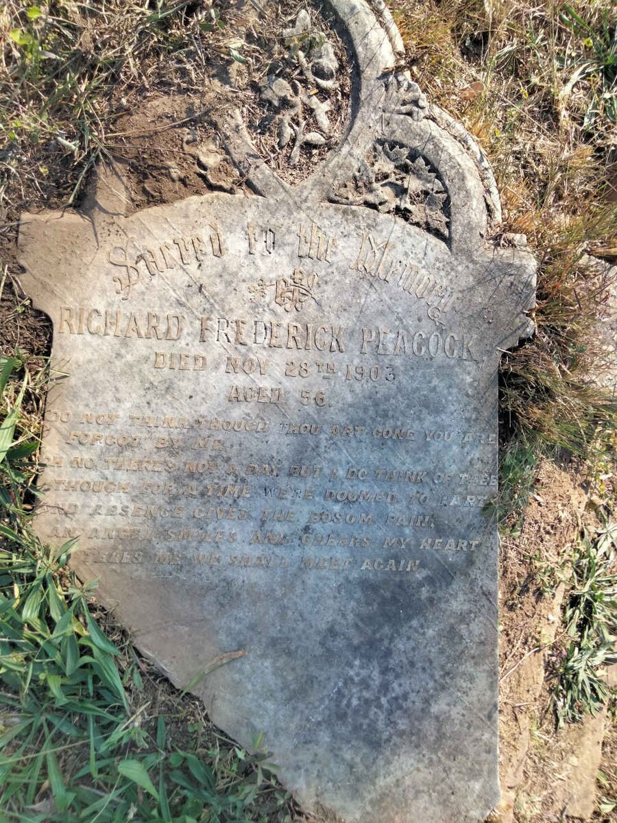 PEACOCK Richard Frederick -1903