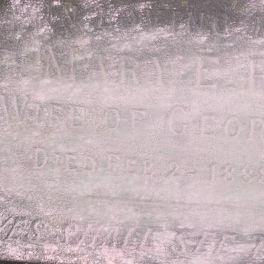 ROYSTON Mary E. -1888