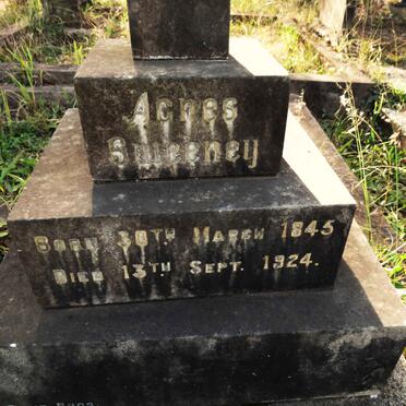 SWEENEY Agnes 1845-1924