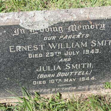 SMITH Ernest William -1943 &amp; Julia BOUTTELL -1944