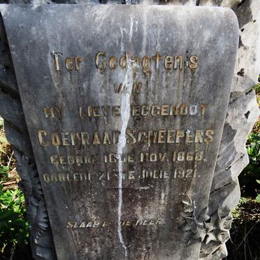 SCHEEPERS Coenraad 1868-1921