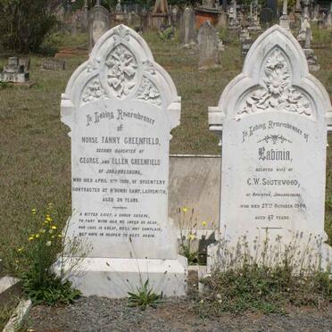 SOUTHWOOD Lavinia -1900 :: GREENFIELD Fanny -1900