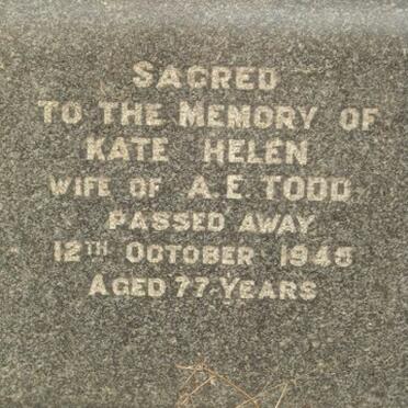 TODD Alfred Edward -1943 & Kate Helen -1945 _2