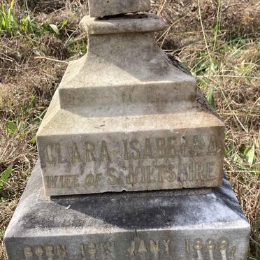 WILTSHIRE Clara isabella 1862-1903