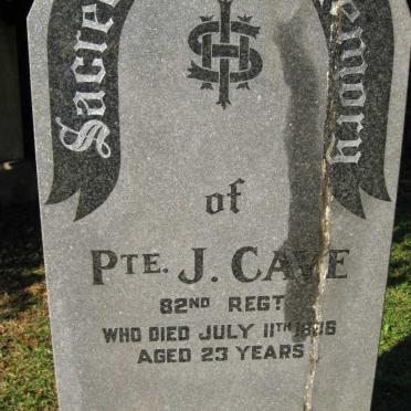 CAVE J. -1886