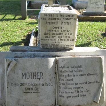 HOPKINS Reginald Morton -1894 :: HOPKINS ? -1930