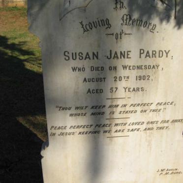 PARDY Susan Jane -1902