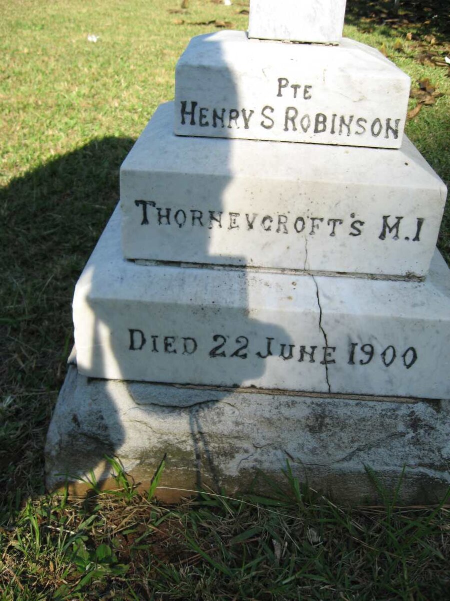 ROBINSON Henry S. -1900