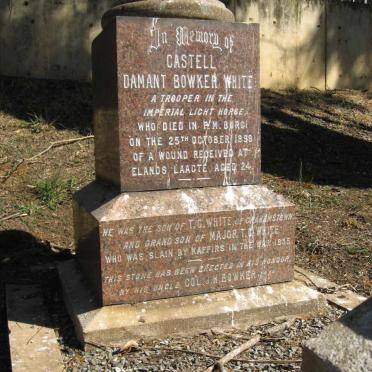 WHITE Castell Damant Bowker -1899