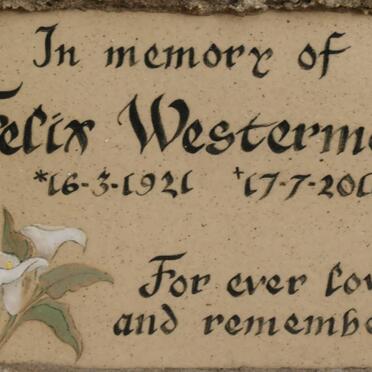 WESTERMEYER Felix 1921-2011