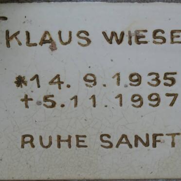 WIESE Klaus 1935-1997