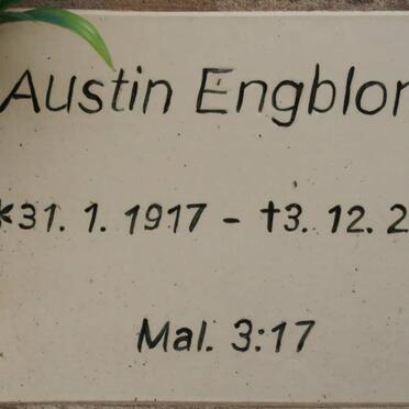 ENGBLOM Austin 1917-2007
