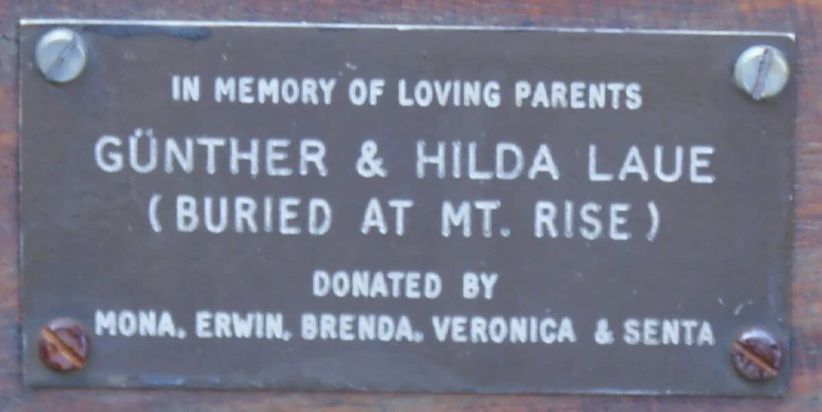 LAUE Günther &amp; Hilda