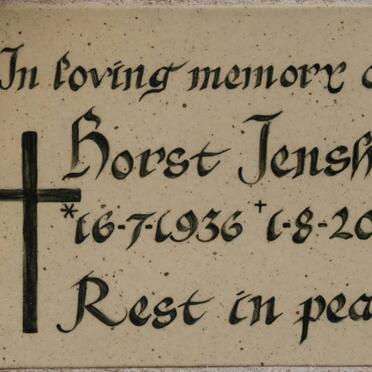 JENSHEN Horst 1936-2008