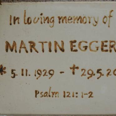 EGGERS Martin 1929-2007
