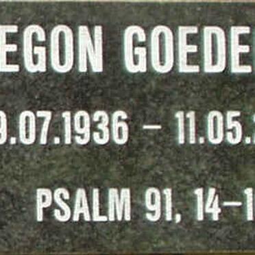GOEDEKE Egon 1936-2002