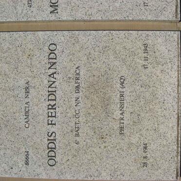 ODDIS Ferdinando 1914-1943