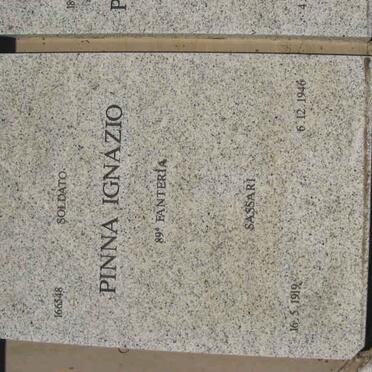 PINNA Ignazio 1919-1946