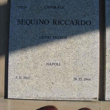 SEQUINO Riccardo 1907-1944