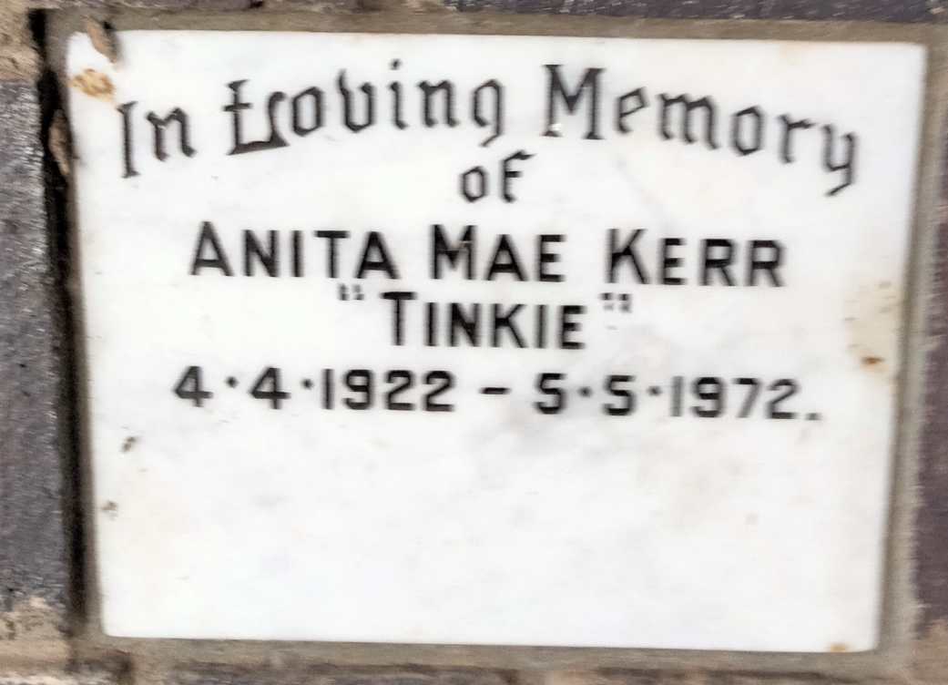 KERR Anita Mae 1922-1972