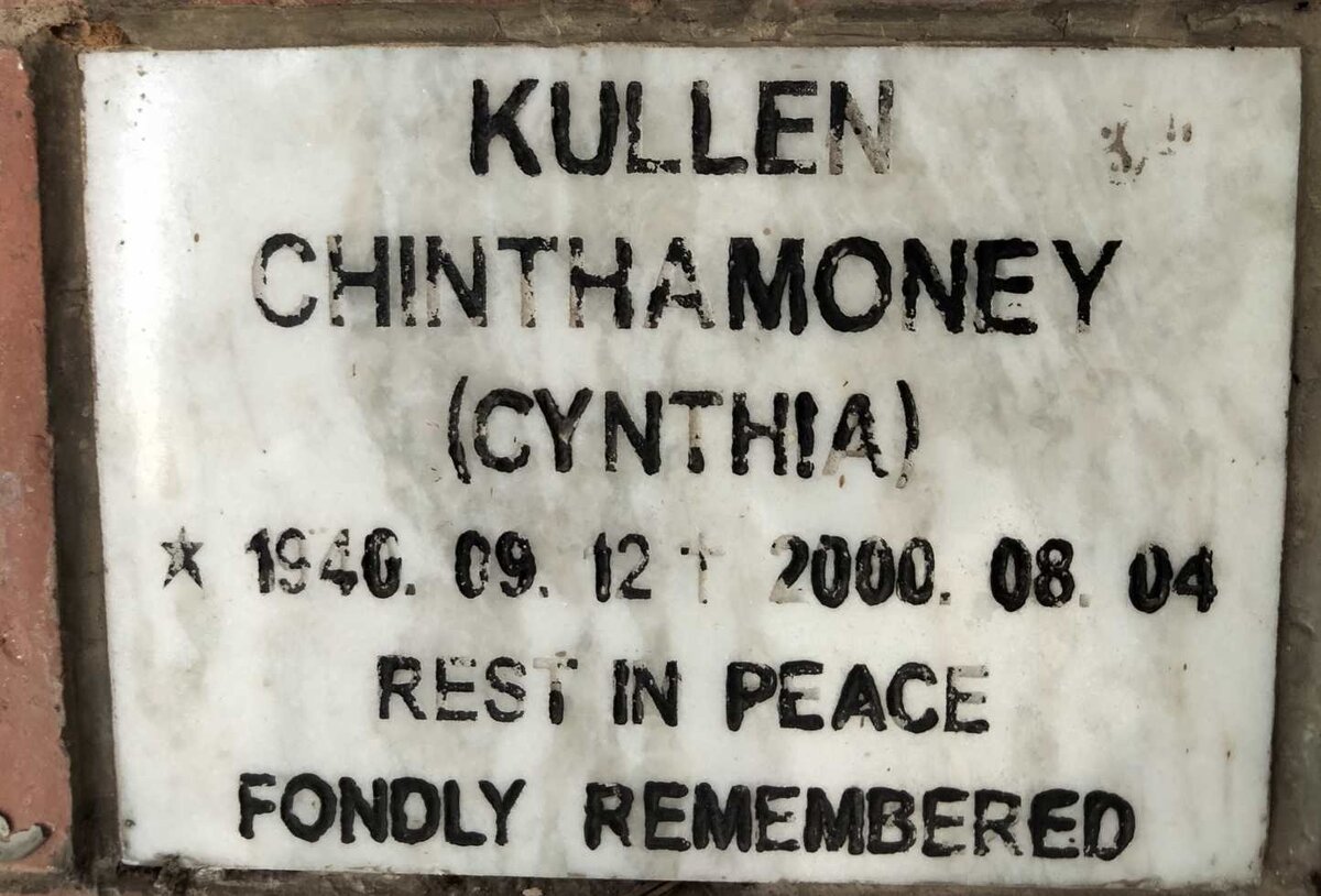 KULLEN Chinthamoney 1940-2000