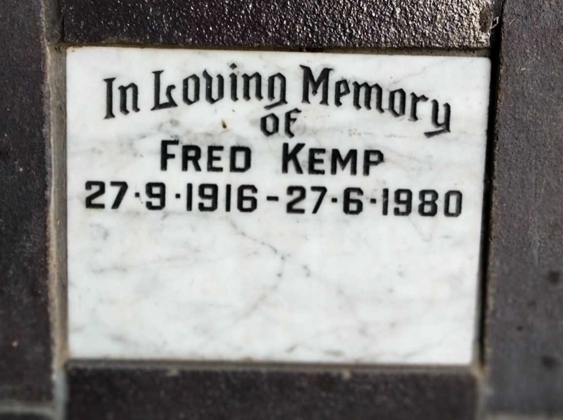 KEMP Fred 1916-1980