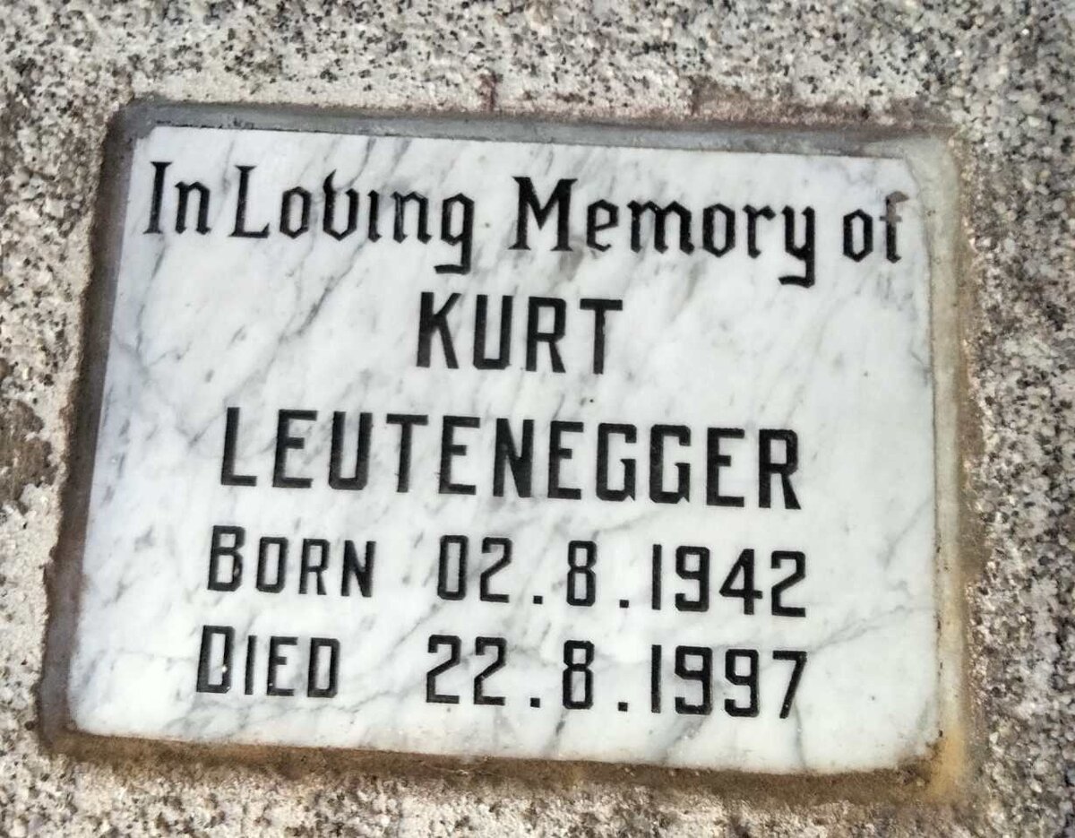 LEUTENEGGER Kurt 1942-1997