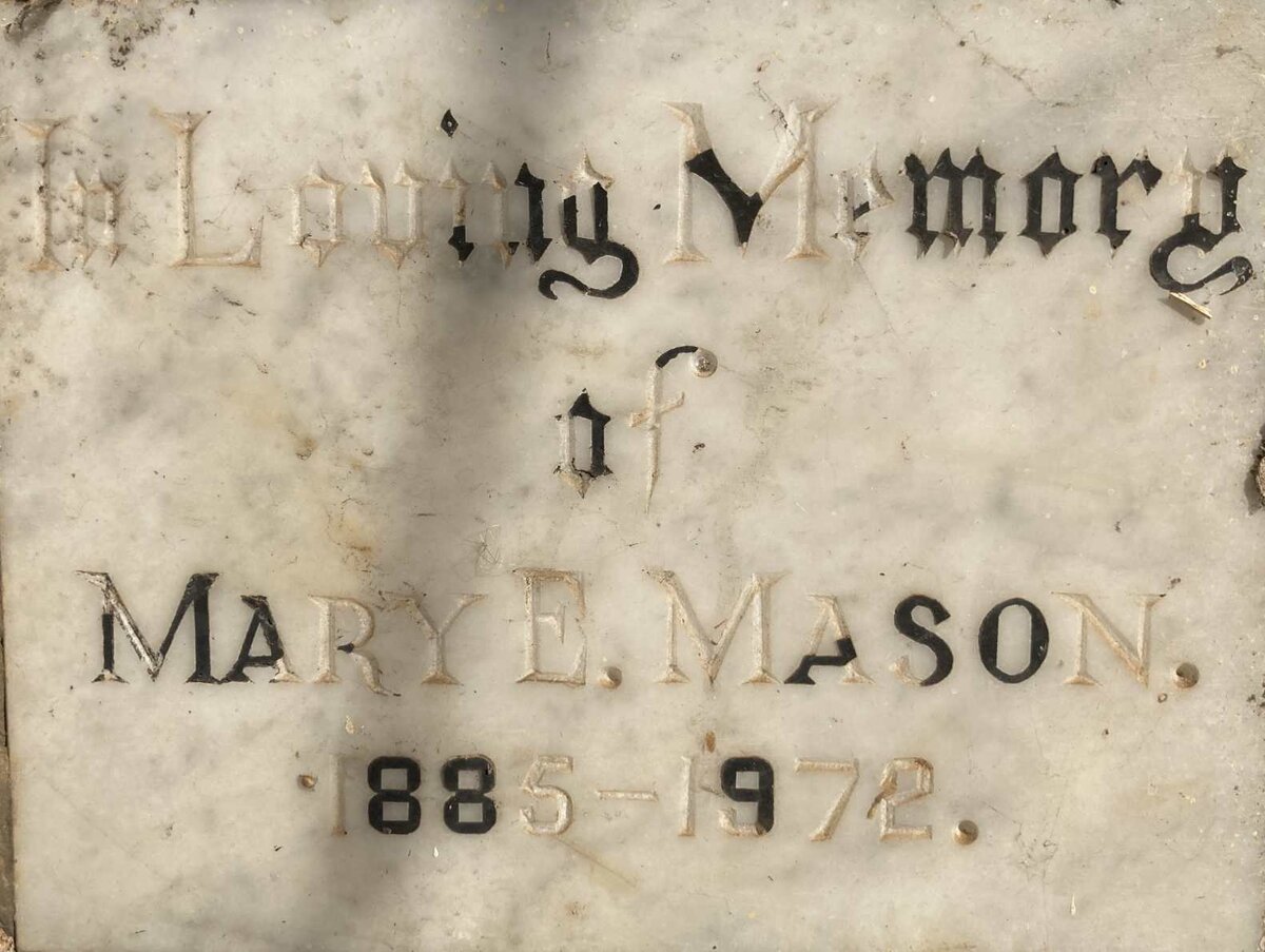 MASON Mary E. 1885-1972