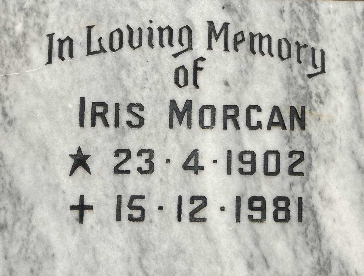 MORGAN Iris 1902-1981