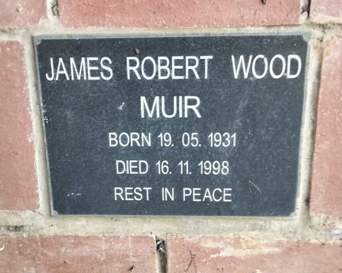 MUIR James Robert Wood 1931-1998