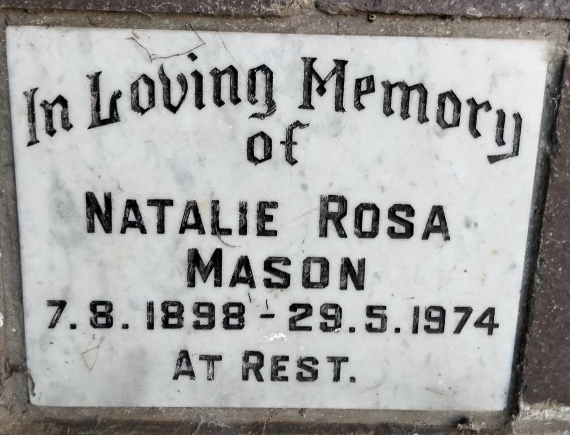 MASON Natalie Rosa 1898-1974