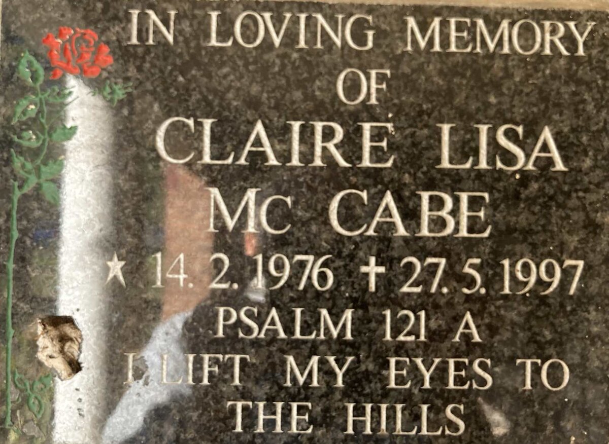 MCCABE Claire Lisa 1976-1997