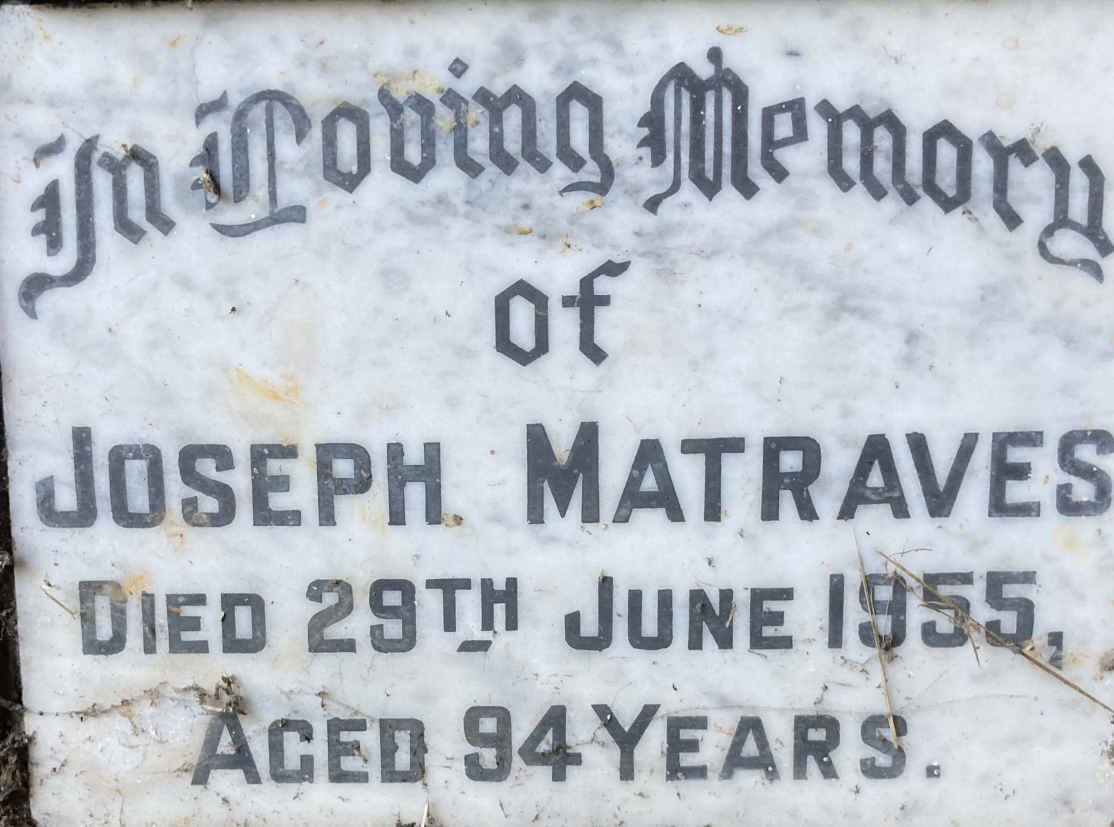 MATRAVES Joseph -1955