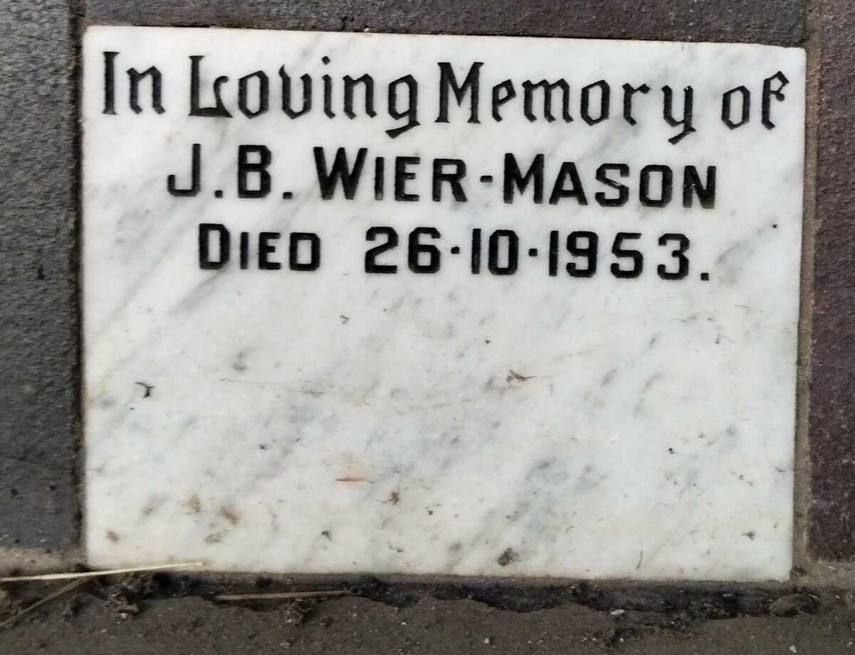 MASON J.B., WIER -1953