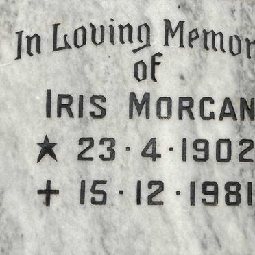 MORGAN Iris 1902-1981