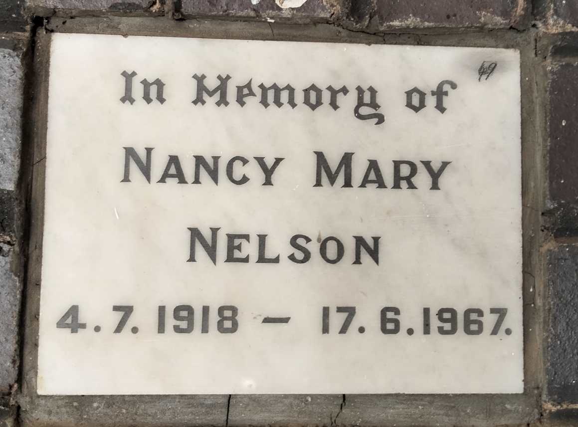 NELSON Nancy Mary 1918-1967
