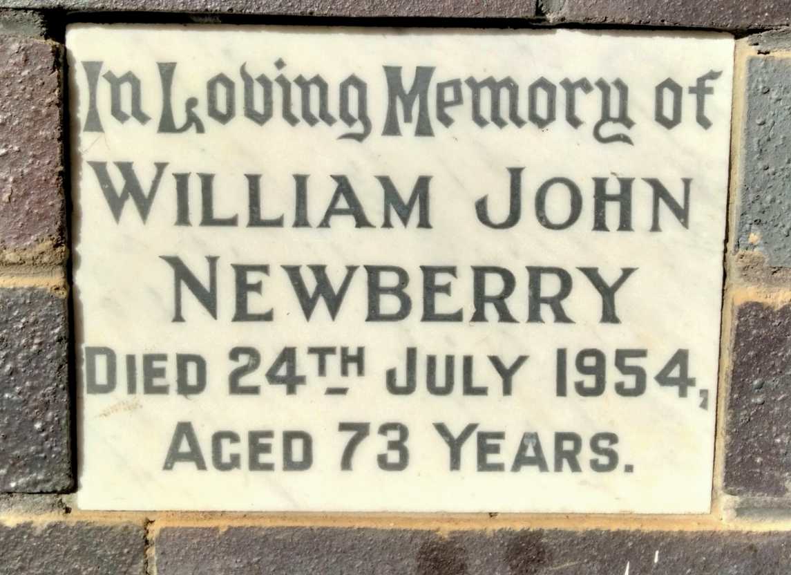 NEWBERRY William John -1954