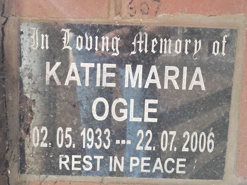OGLE Katie Maria 1933-2006