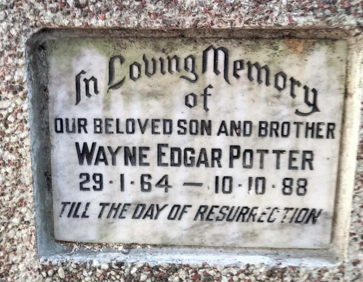 POTTER Wayne Edgar 1964-1988