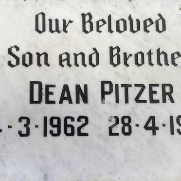 PITZER Dean 1962-1984