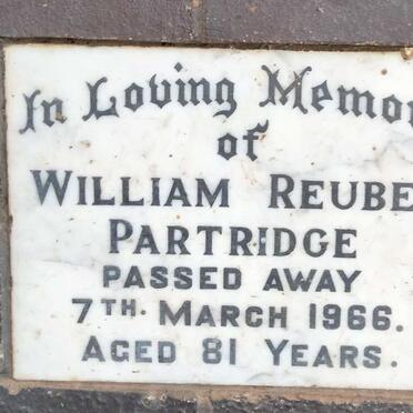 PARTRIDGE William Reuben -1966