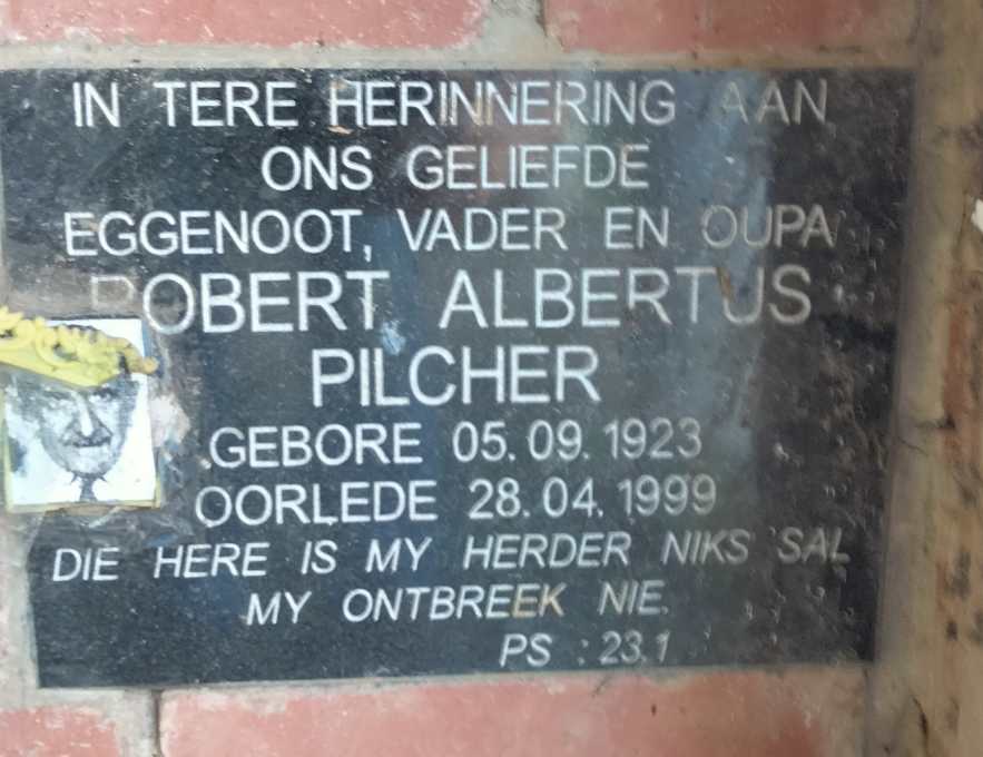 PILCHER Robert Albertus 1923-1999