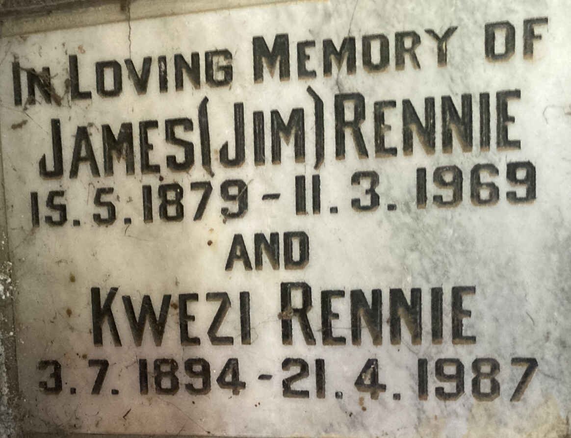 RENNIE James 1879-1969 & Kwezi  1894-1987