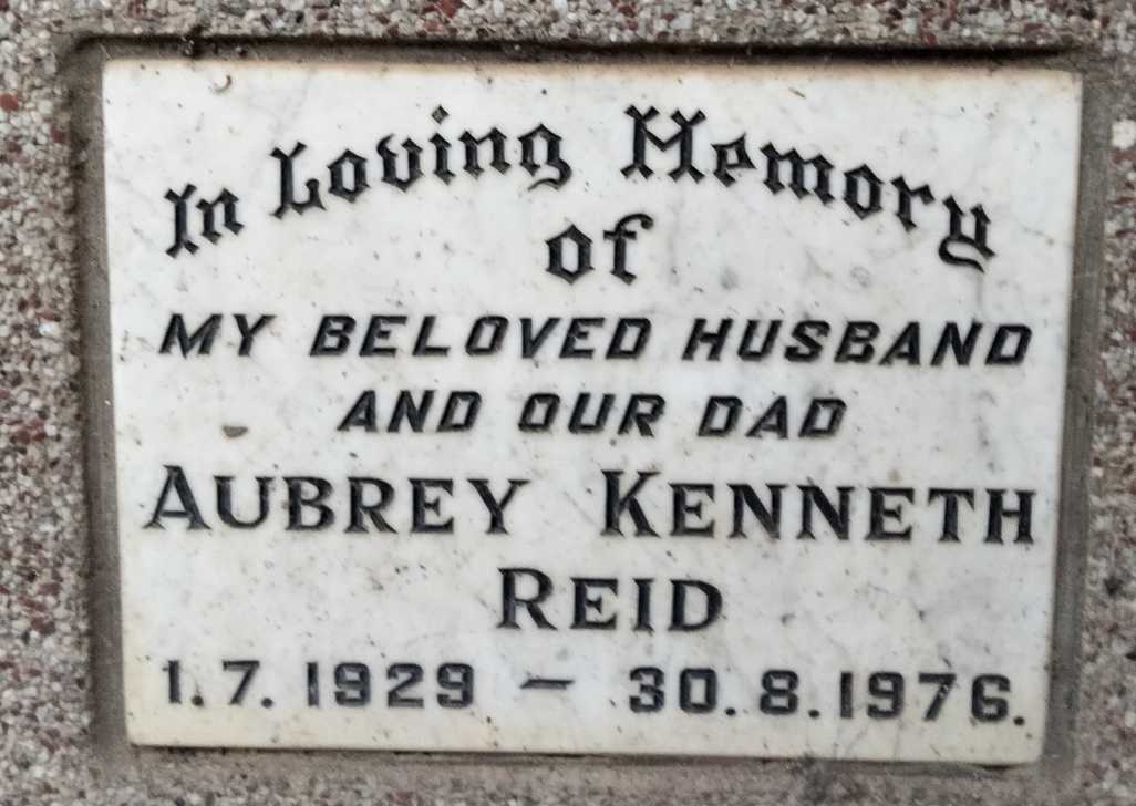 REID Aubrey Kenneth 1929-1976