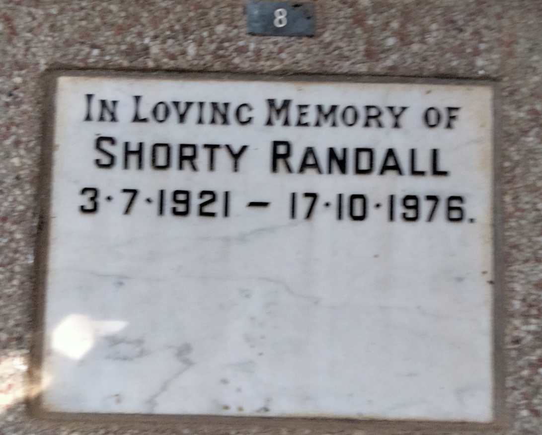 RANDALL Shorty 1921-1976