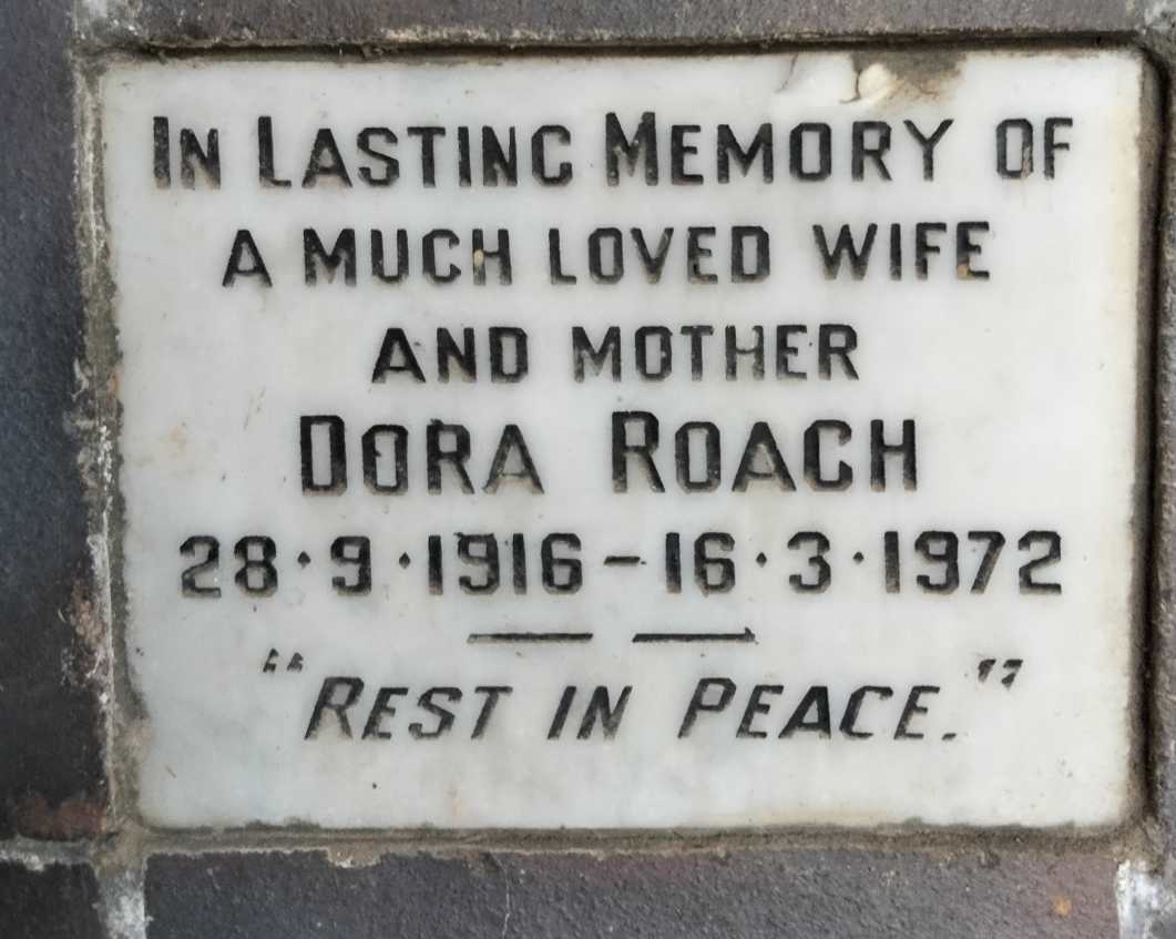 ROACH Dora 1916-1972