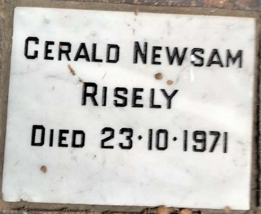 RISELY Gerald Newsam -1971