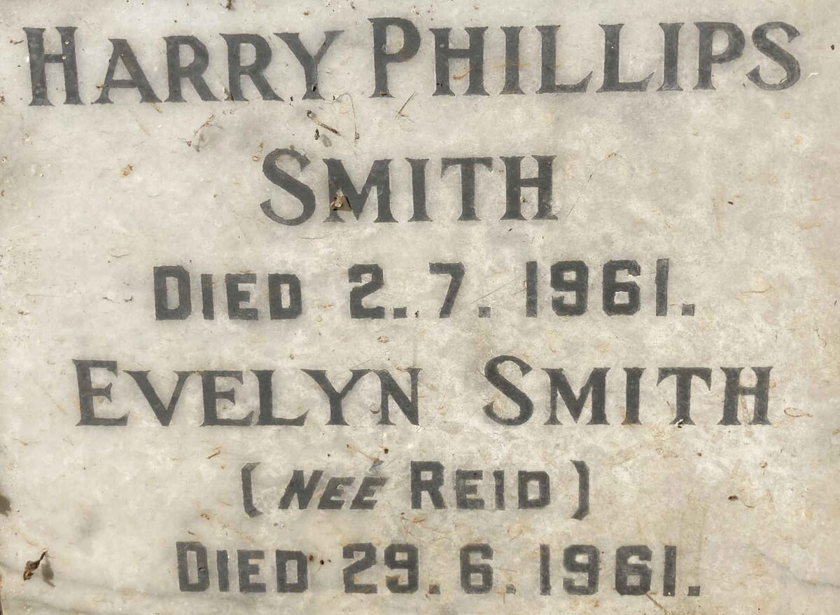 SMITH Harry Phillips -1961 & Evelyn REID -1961